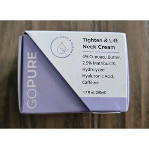 GOPURE Tighten & Lift Neck Cream Firming Moisturizer 1.7 fl oz/50ml  Exp:11/28